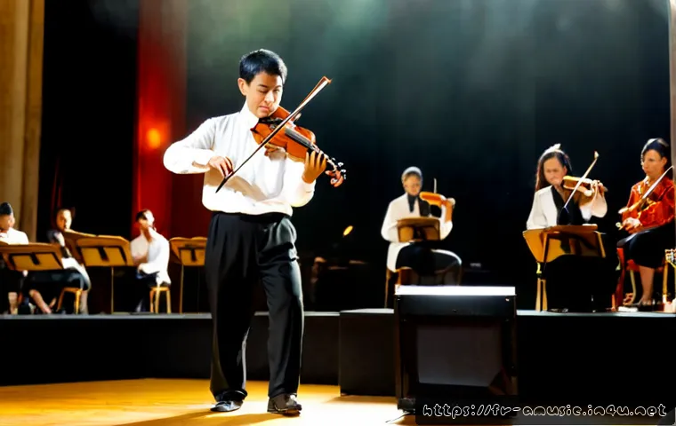 Home 17 베트남 전통 곡 Lý Ngựa Ô 의 글로벌 영향력 - Photorealistic editorial scene of a Vietnamese traditional musician performing a bowed two-string in...